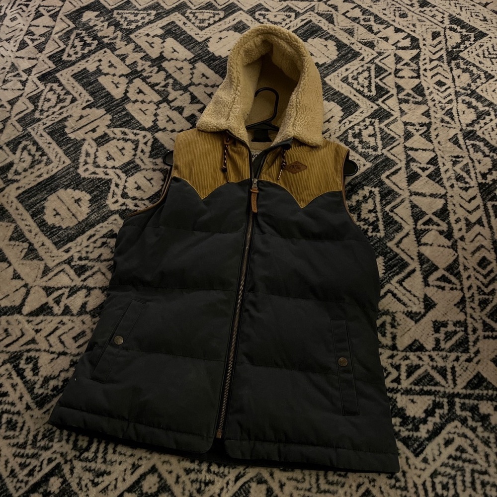 Picture Organic Vest (L) navy blue & camel